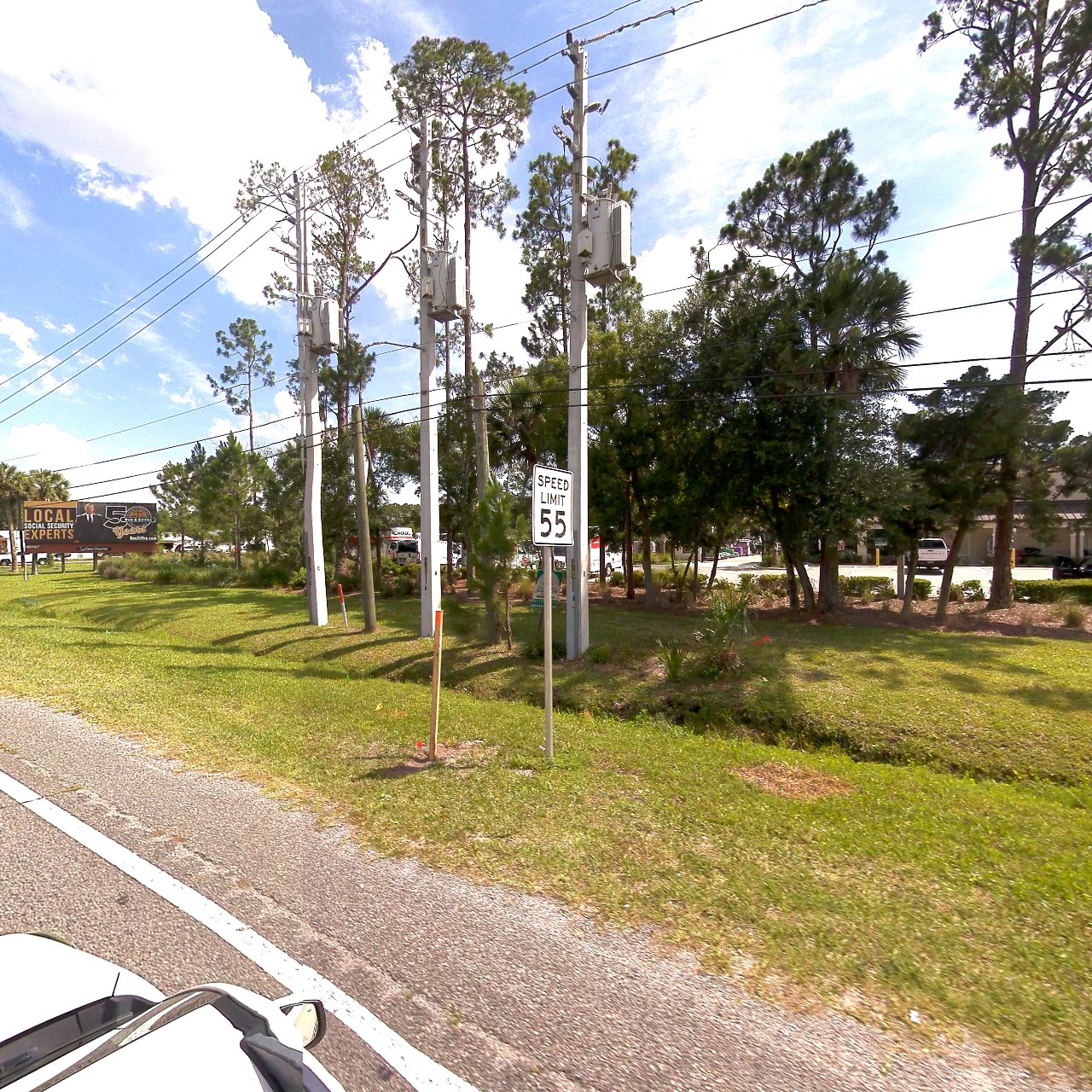 360-degree utility pole review frame